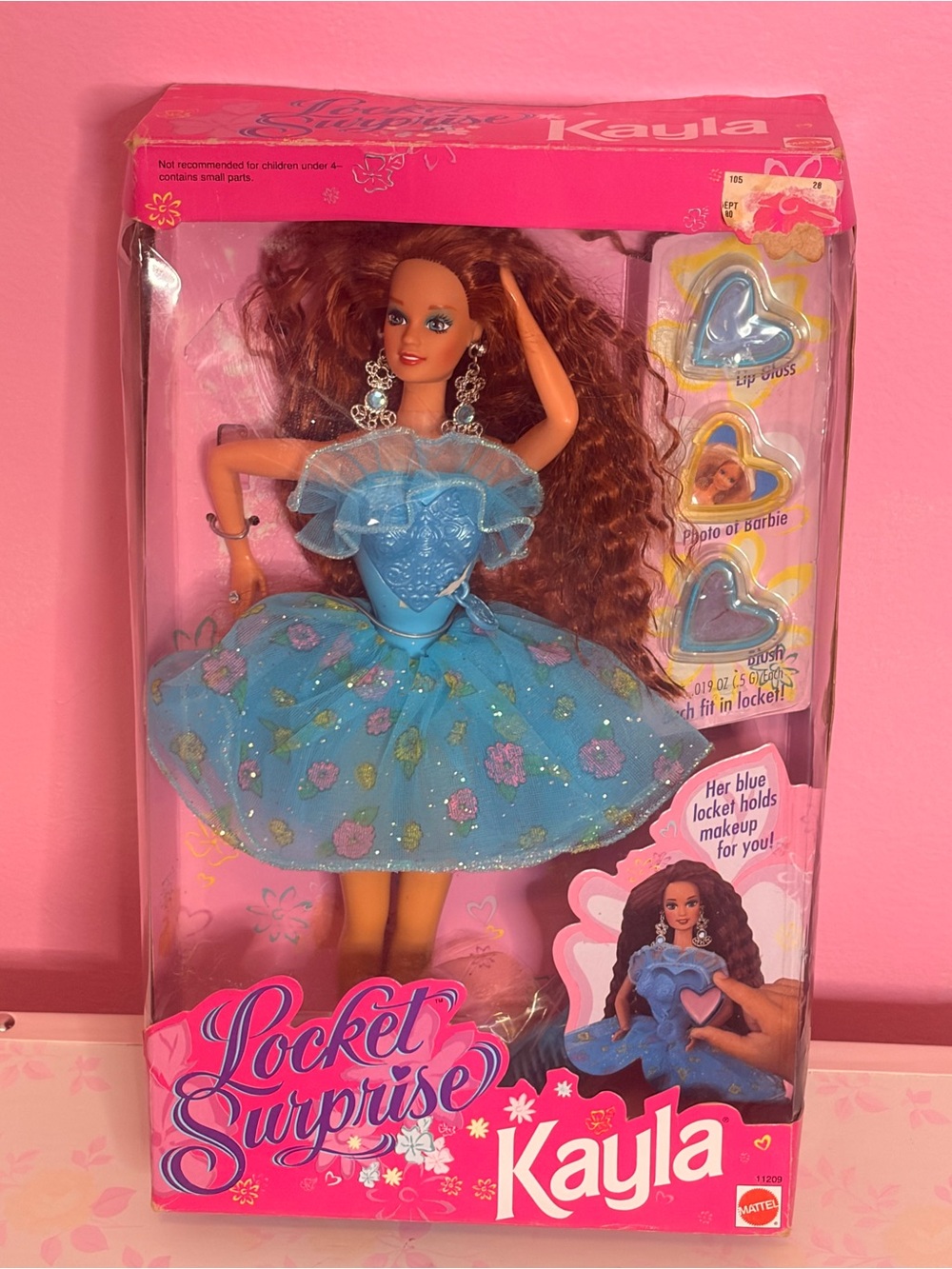 Vintage Locket Surprise Kayla Barbie 1993 New In Box